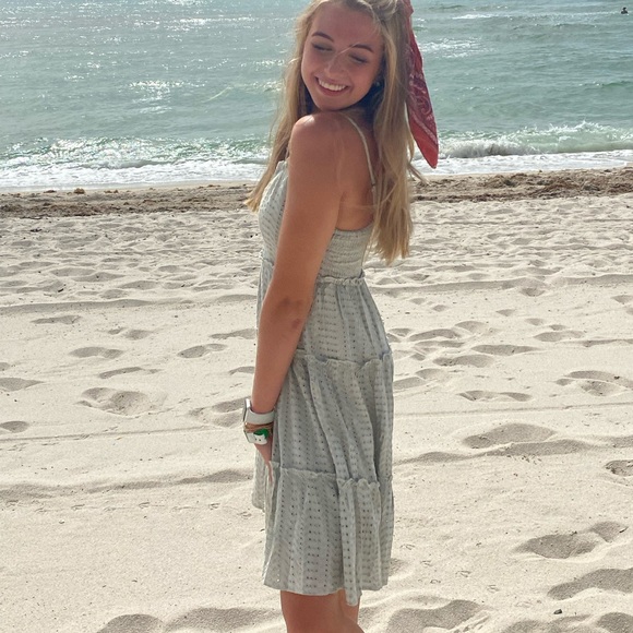 Dresses & Skirts - Seafoam Lace Sundress